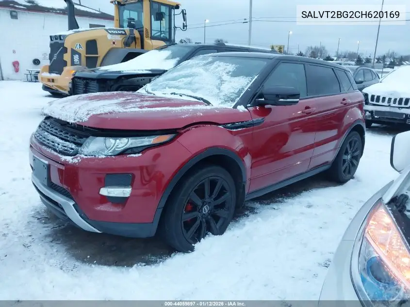 SALVT2BG2CH620169 2012 Land Rover Range Rover Evoque Pure Plus