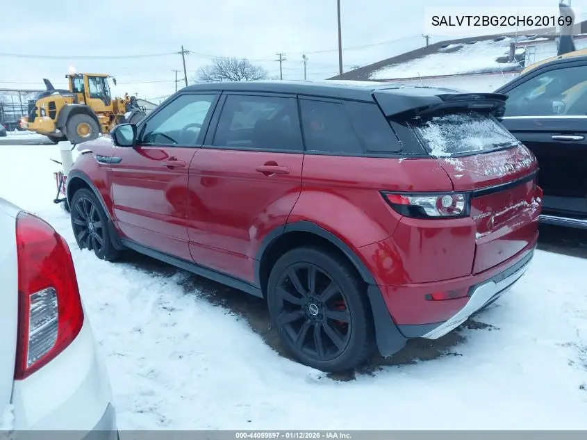 SALVT2BG2CH620169 2012 Land Rover Range Rover Evoque Pure Plus