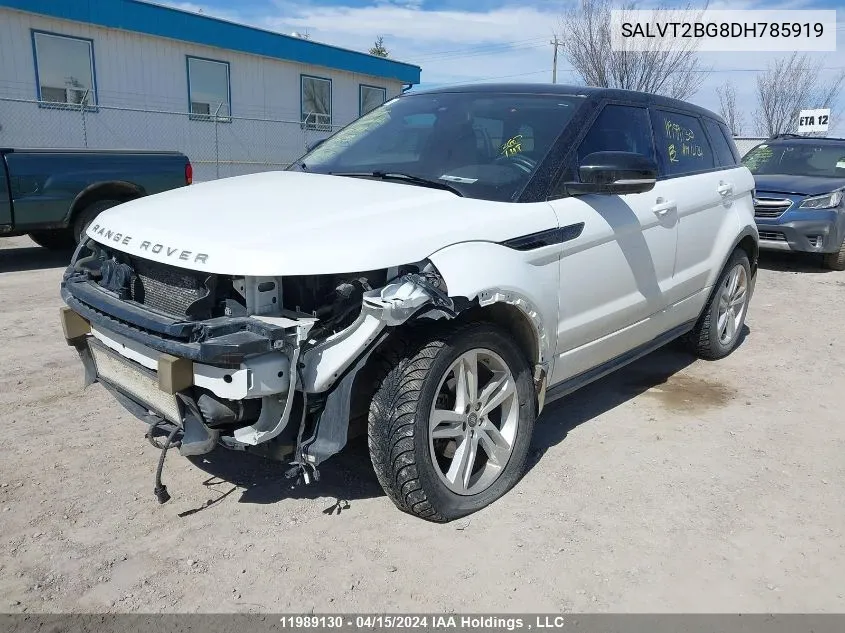 SALVT2BG8DH785919 2013 Land Rover Range Rover Evoque