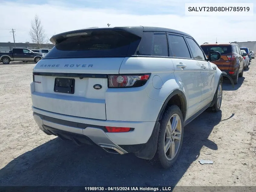 SALVT2BG8DH785919 2013 Land Rover Range Rover Evoque