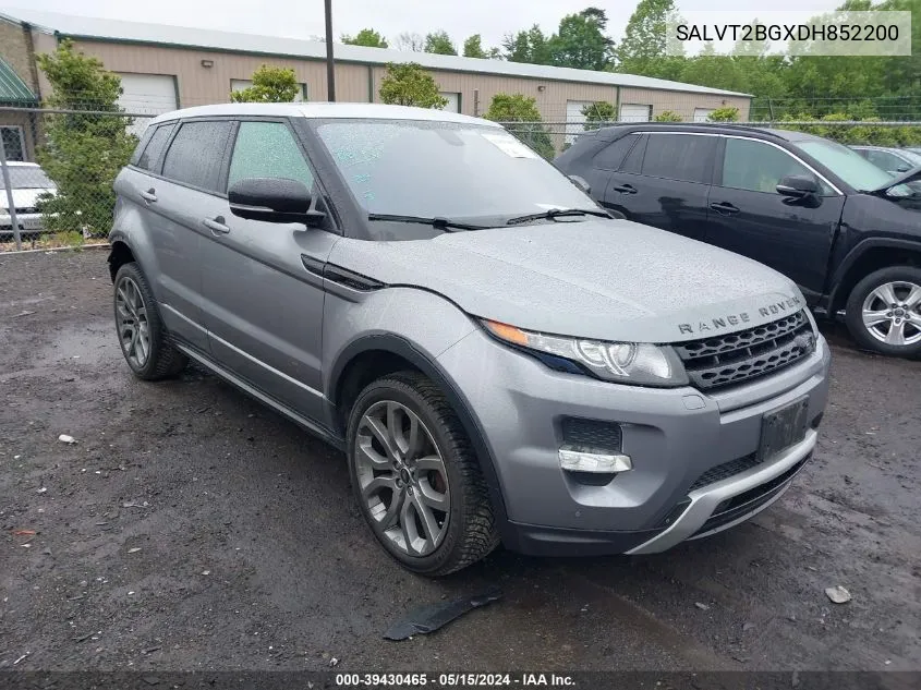 SALVT2BGXDH852200 2013 Land Rover Range Rover Evoque Pure