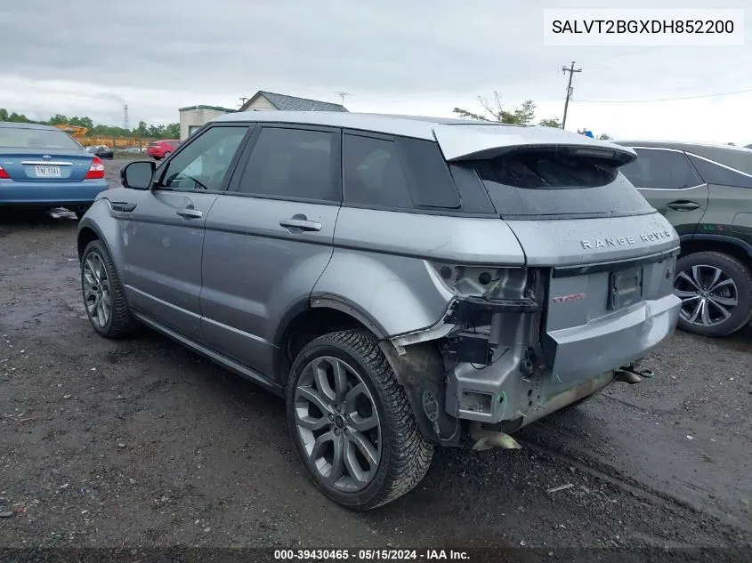 2013 Land Rover Range Rover Evoque Pure VIN: SALVT2BGXDH852200 Lot: 39430465