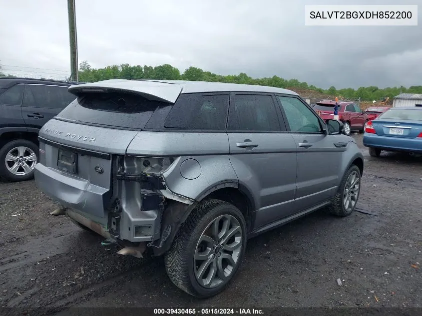 SALVT2BGXDH852200 2013 Land Rover Range Rover Evoque Pure