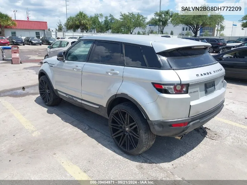 SALVN2BG8DH772209 2013 Land Rover Range Rover Evoque Pure