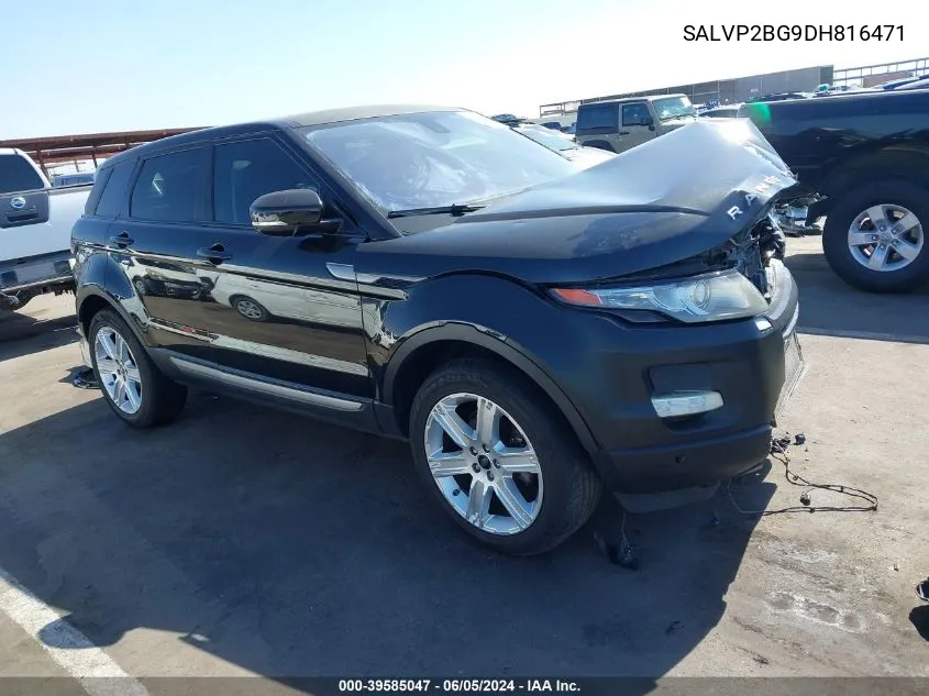 2013 Land Rover Range Rover Evoque Pure VIN: SALVP2BG9DH816471 Lot: 39585047