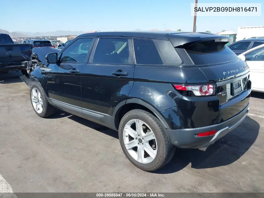 SALVP2BG9DH816471 2013 Land Rover Range Rover Evoque Pure