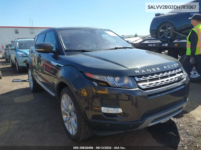 2013 Land Rover Range Rover Evoque Pure VIN: SALVV2BG3DH783067 Lot: 39636496