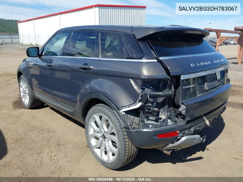 2013 Land Rover Range Rover Evoque Pure VIN: SALVV2BG3DH783067 Lot: 39636496