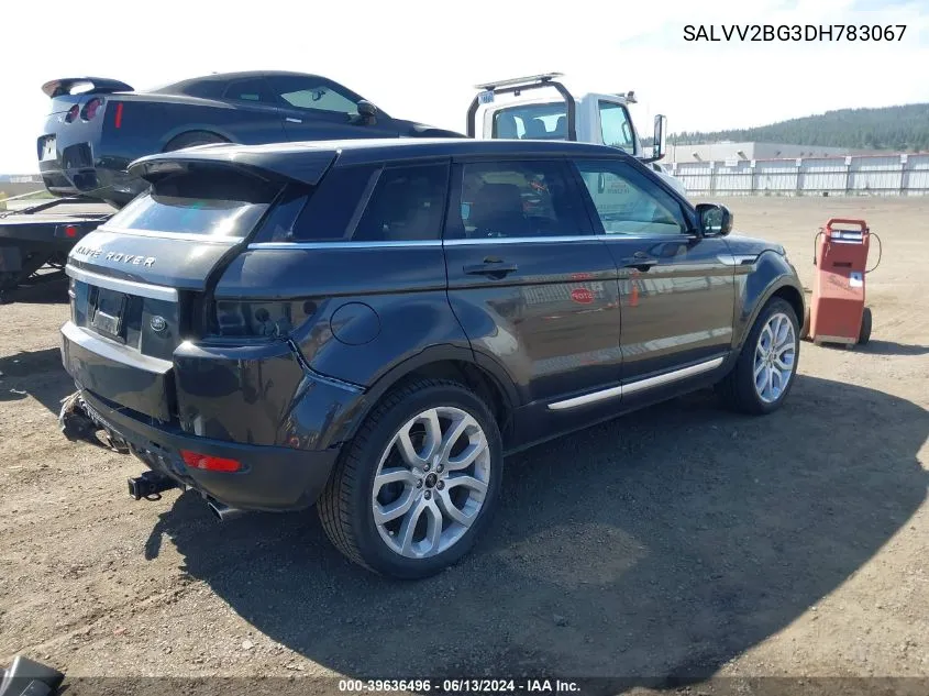 2013 Land Rover Range Rover Evoque Pure VIN: SALVV2BG3DH783067 Lot: 39636496