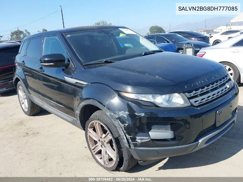 SALVN2BG8DH777085 2013 Land Rover Range Rover Evoque Pure