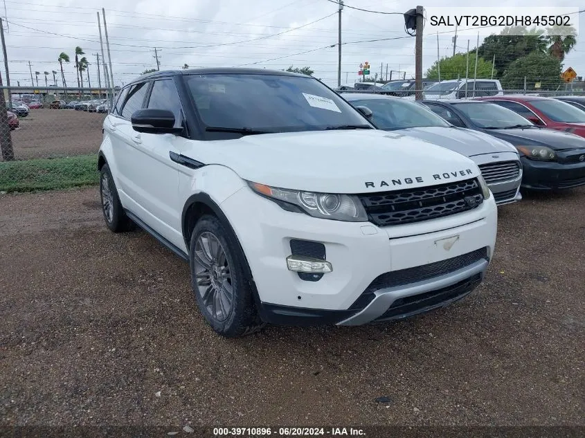 SALVT2BG2DH845502 2013 Land Rover Range Rover Evoque Pure