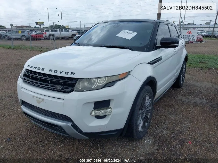 SALVT2BG2DH845502 2013 Land Rover Range Rover Evoque Pure