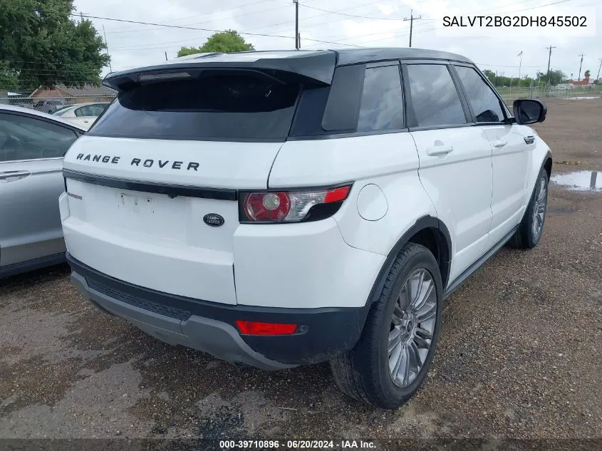 2013 Land Rover Range Rover Evoque Pure VIN: SALVT2BG2DH845502 Lot: 39710896