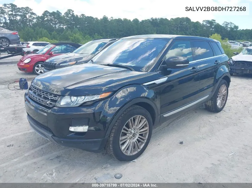 2013 Land Rover Range Rover Evoque Prestige Premium VIN: SALVV2BG8DH727268 Lot: 39715799