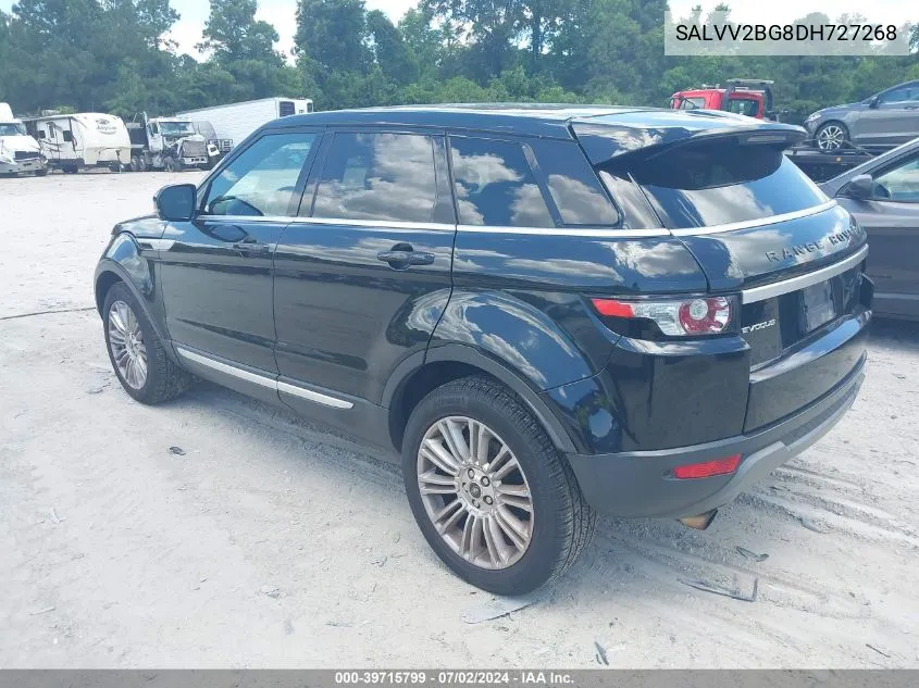 SALVV2BG8DH727268 2013 Land Rover Range Rover Evoque Prestige Premium