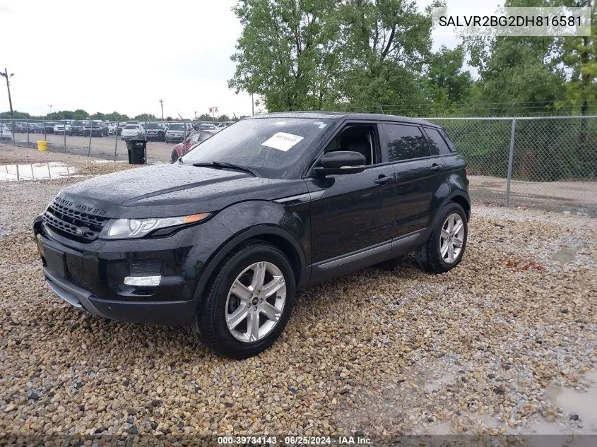 2013 Land Rover Range Rover Evoque Pure Premium VIN: SALVR2BG2DH816581 Lot: 39734143