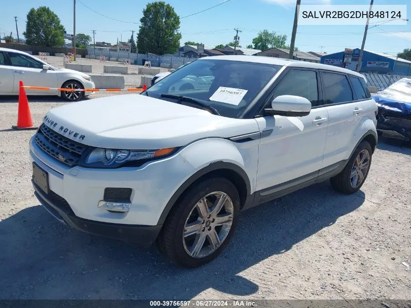 SALVR2BG2DH848124 2013 Land Rover Range Rover Evoque Pure