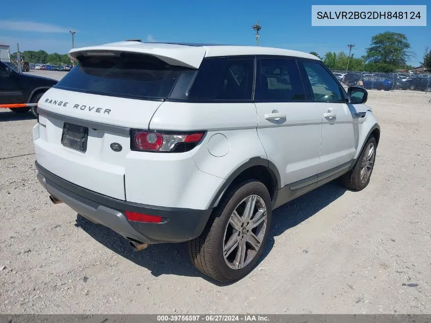 SALVR2BG2DH848124 2013 Land Rover Range Rover Evoque Pure