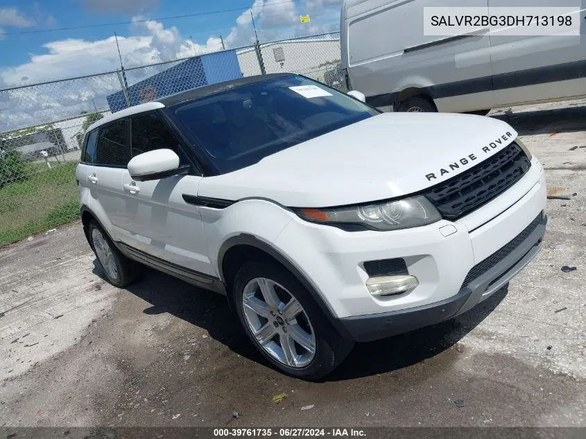 SALVR2BG3DH713198 2013 Land Rover Range Rover Evoque Pure Premium