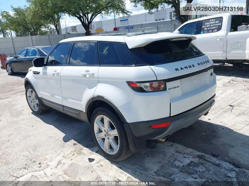 2013 Land Rover Range Rover Evoque Pure Premium VIN: SALVR2BG3DH713198 Lot: 39761735