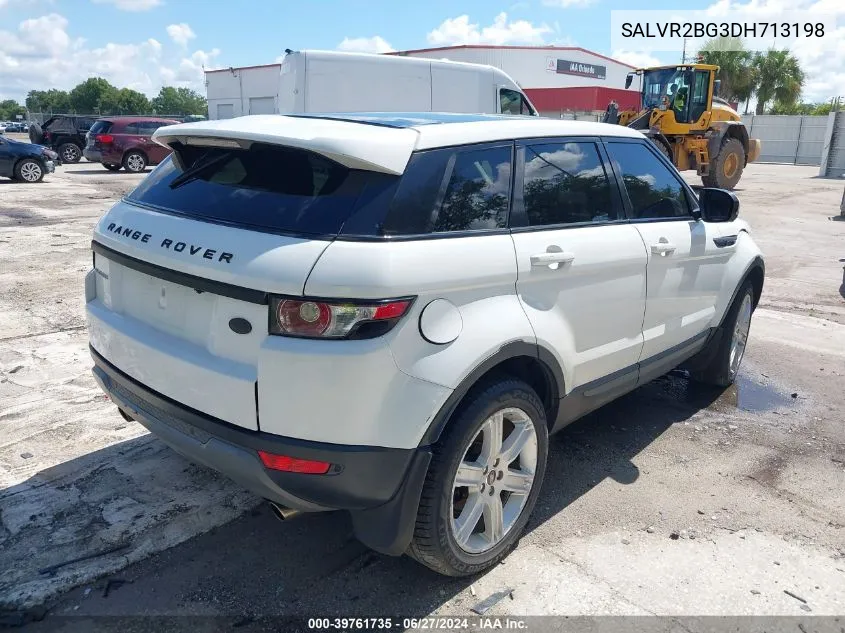 SALVR2BG3DH713198 2013 Land Rover Range Rover Evoque Pure Premium