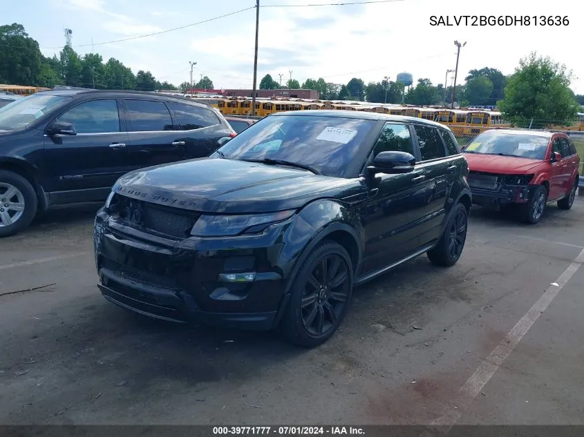 SALVT2BG6DH813636 2013 Land Rover Range Rover Evoque Pure