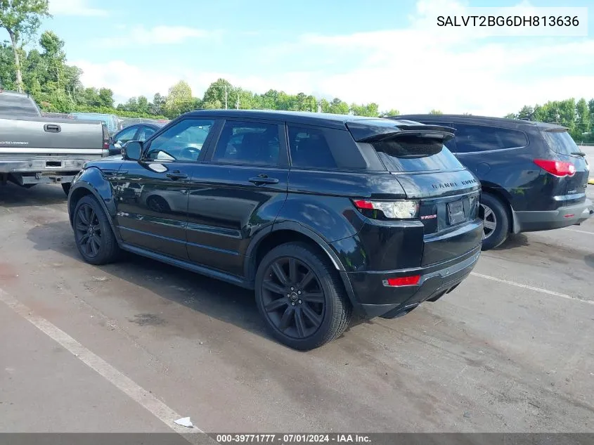 SALVT2BG6DH813636 2013 Land Rover Range Rover Evoque Pure