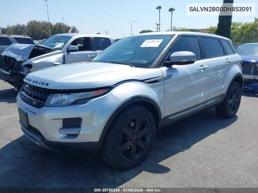 2013 Land Rover Range Rover Evoque Pure VIN: SALVN2BG0DH853091 Lot: 39785334