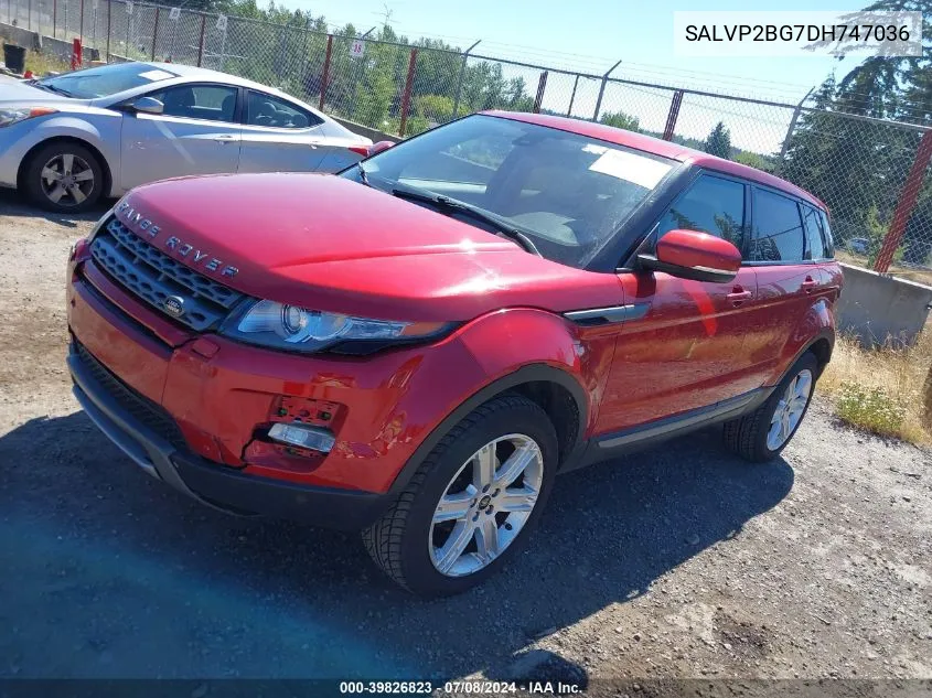 SALVP2BG7DH747036 2013 Land Rover Range Rover Evoque Pure