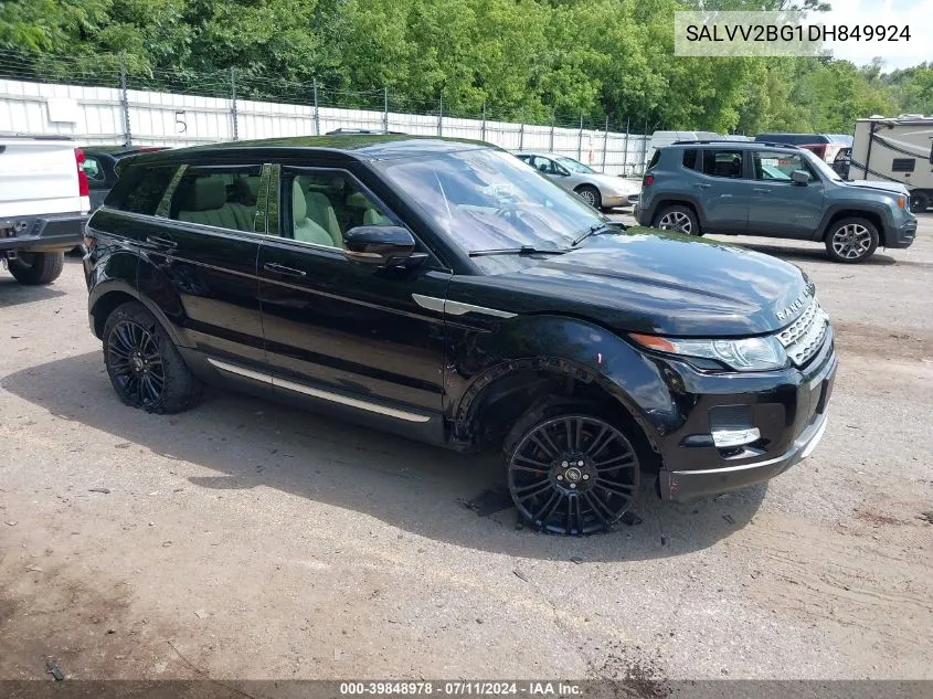 SALVV2BG1DH849924 2013 Land Rover Range Rover Evoque Pure