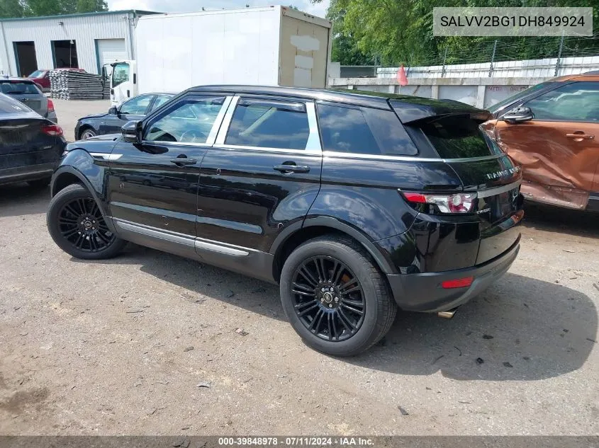 SALVV2BG1DH849924 2013 Land Rover Range Rover Evoque Pure