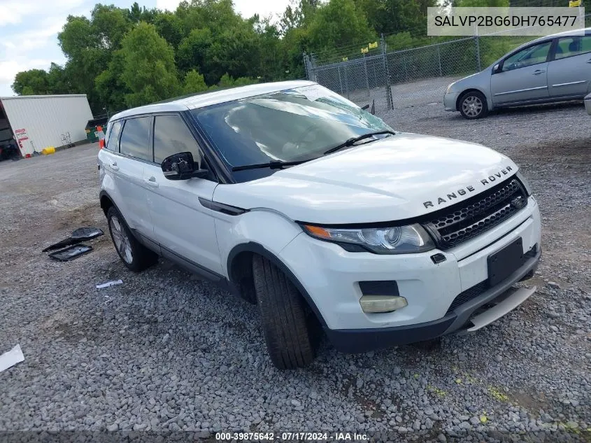 2013 Land Rover Range Rover Evoque Pure VIN: SALVP2BG6DH765477 Lot: 39875642