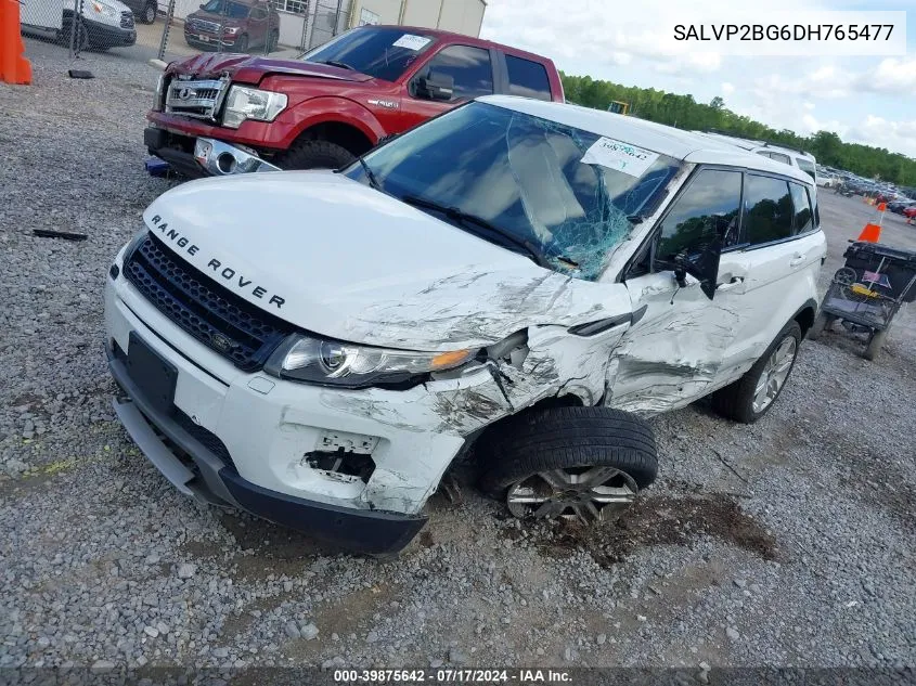 2013 Land Rover Range Rover Evoque Pure VIN: SALVP2BG6DH765477 Lot: 39875642