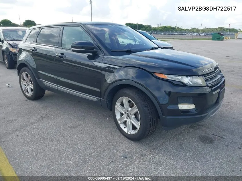 2013 Land Rover Range Rover Evoque Pure VIN: SALVP2BG8DH722517 Lot: 39905497