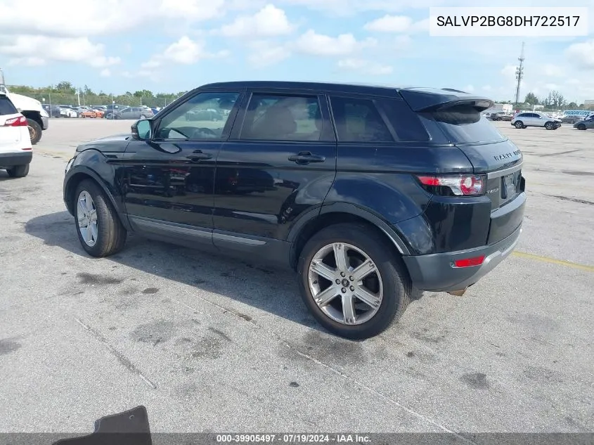 SALVP2BG8DH722517 2013 Land Rover Range Rover Evoque Pure