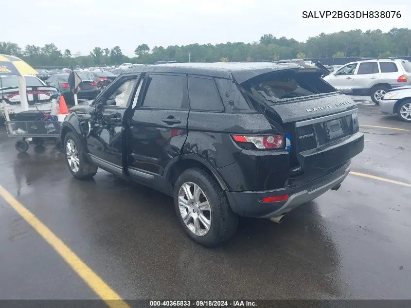 SALVP2BG3DH838076 2013 Land Rover Range Rover Evoque Pure Plus