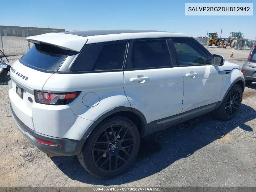 SALVP2BG2DH812942 2013 Land Rover Range Rover Evoque Pure