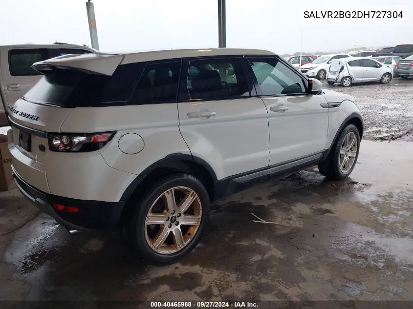 2013 Land Rover Range Rover Evoque Pure VIN: SALVR2BG2DH727304 Lot: 40465988