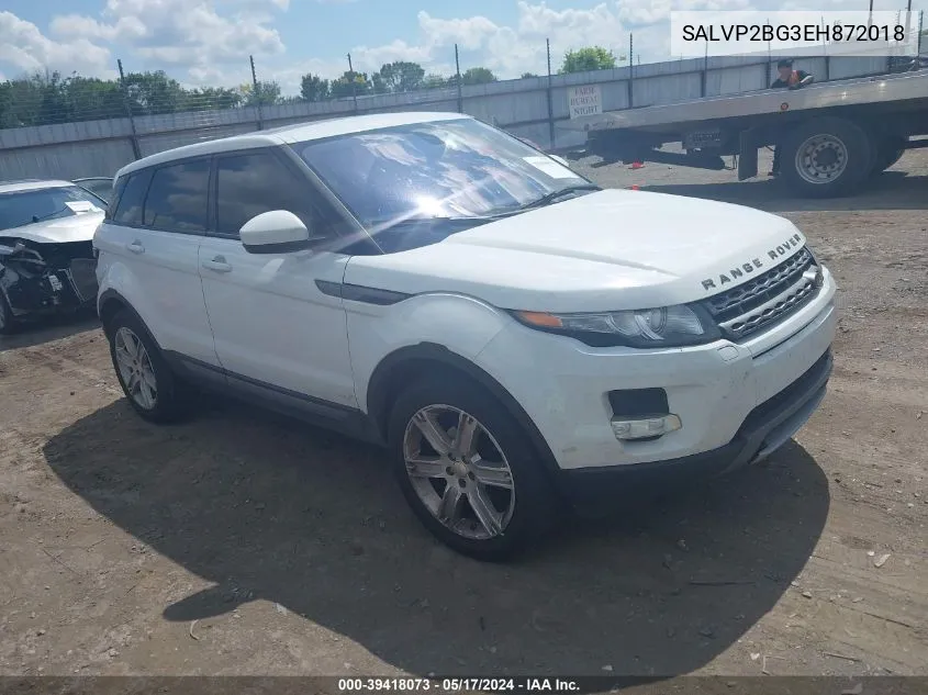 SALVP2BG3EH872018 2014 Land Rover Range Rover Evoque Pure