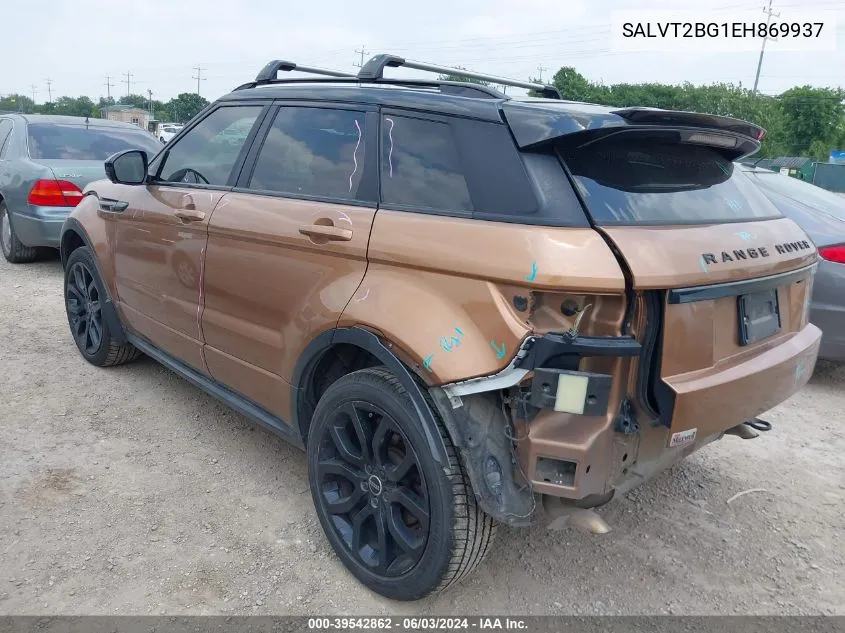 SALVT2BG1EH869937 2014 Land Rover Range Rover Evoque Dynamic