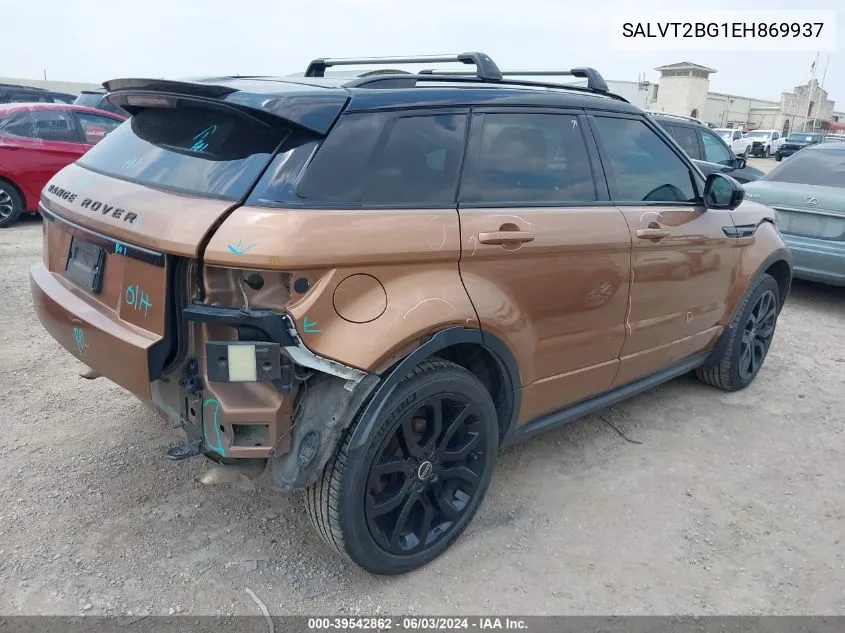 SALVT2BG1EH869937 2014 Land Rover Range Rover Evoque Dynamic