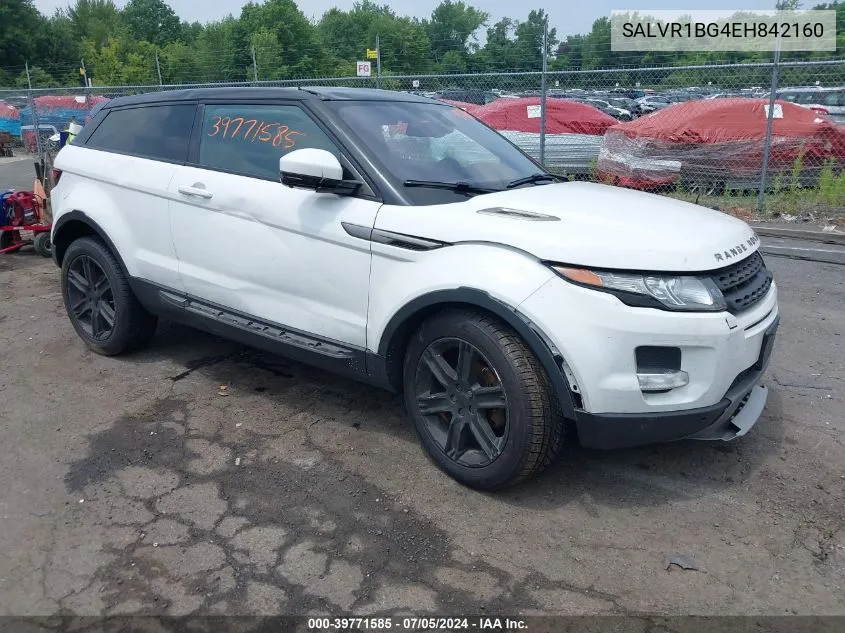 2014 Land Rover Range Rover Evoque Pure Plus VIN: SALVR1BG4EH842160 Lot: 39771585