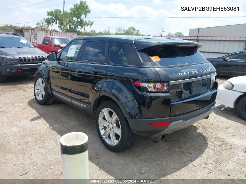 2014 Land Rover Range Rover Evoque Pure VIN: SALVP2BG9EH863081 Lot: 40029293