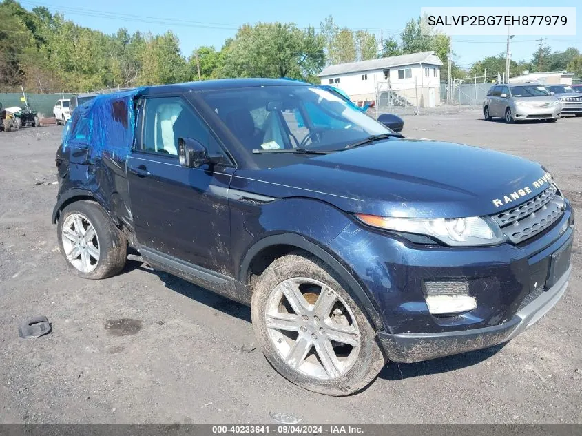 2014 Land Rover Range Rover Evoque Pure VIN: SALVP2BG7EH877979 Lot: 40233641