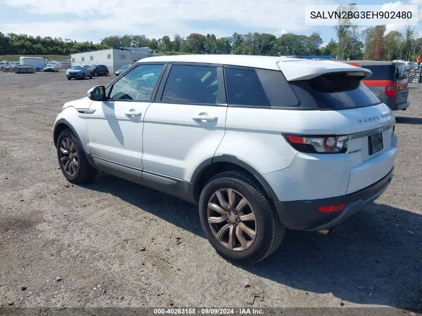 SALVN2BG3EH902480 2014 Land Rover Range Rover Evoque Pure