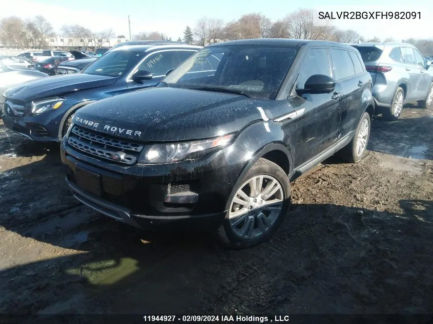 SALVR2BGXFH982091 2015 Land Rover Range Rover Evoque