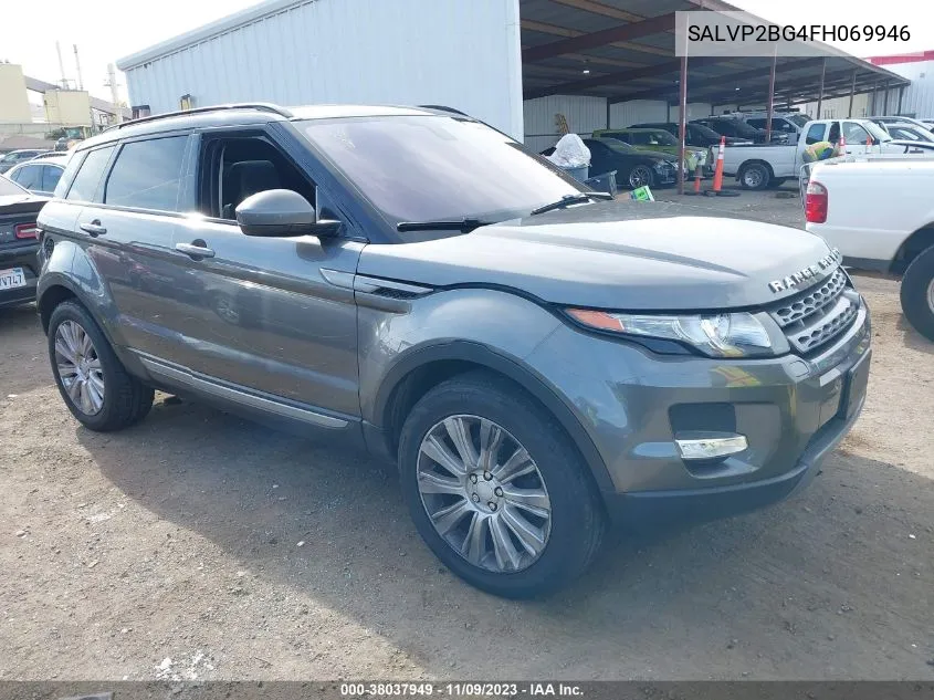 2015 Land Rover Range Rover Evoque Pure VIN: SALVP2BG4FH069946 Lot: 38037949