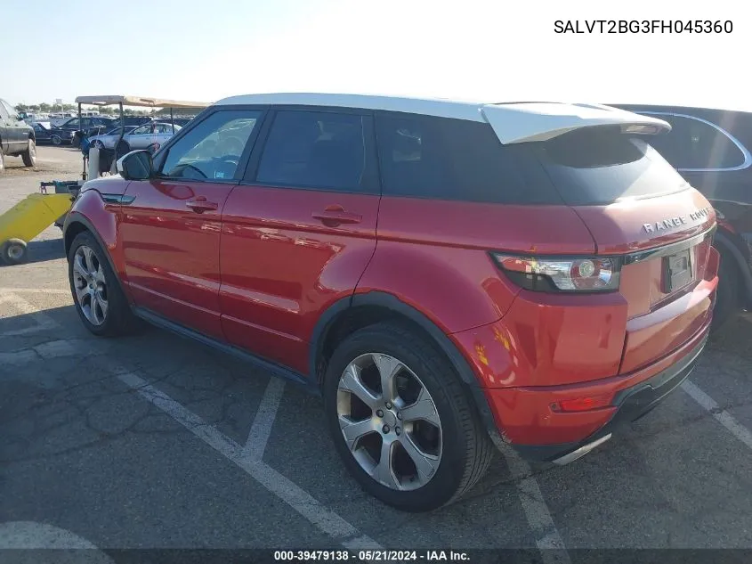 SALVT2BG3FH045360 2015 Land Rover Range Rover Evoque