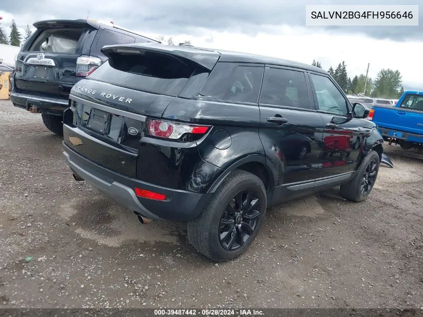 2015 Land Rover Range Rover Evoque Pure VIN: SALVN2BG4FH956646 Lot: 39487442