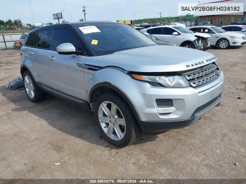 SALVP2BG8FH038182 2015 Land Rover Range Rover Evoque Pure